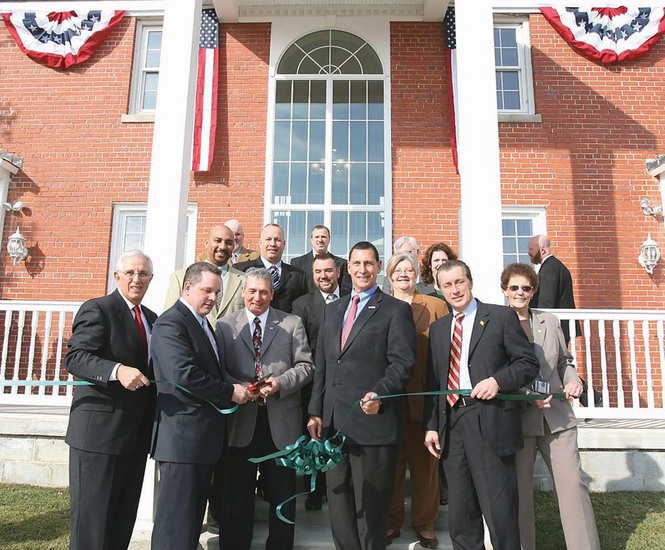 A ribbon cutting ceremony took place during the The Sustainable Energy Center Dedication held Friday. The center is a partnership between Energy Freedom Pioneers and Salem Community College. 